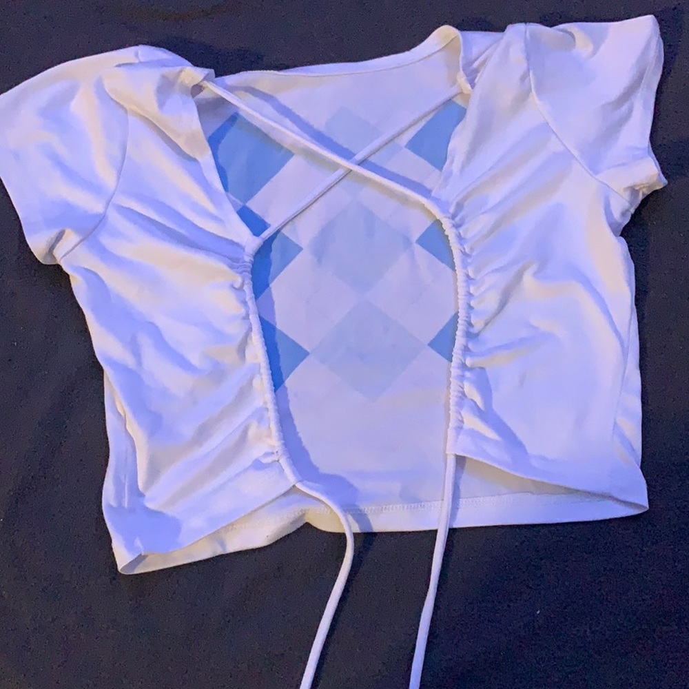 Open chest crop top